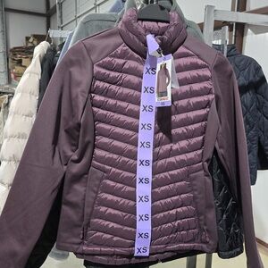 32 Degrees Women's Dark Purple Puffer Jacket